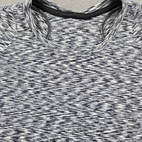 Lululemon Runderful Size 6 Spaced Out Black White Thumb Holes Rulu Run w3bvrs - Picture 2 of 9